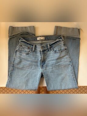 Abercrombie & Fitch Light Blue Straight Leg Jeans
